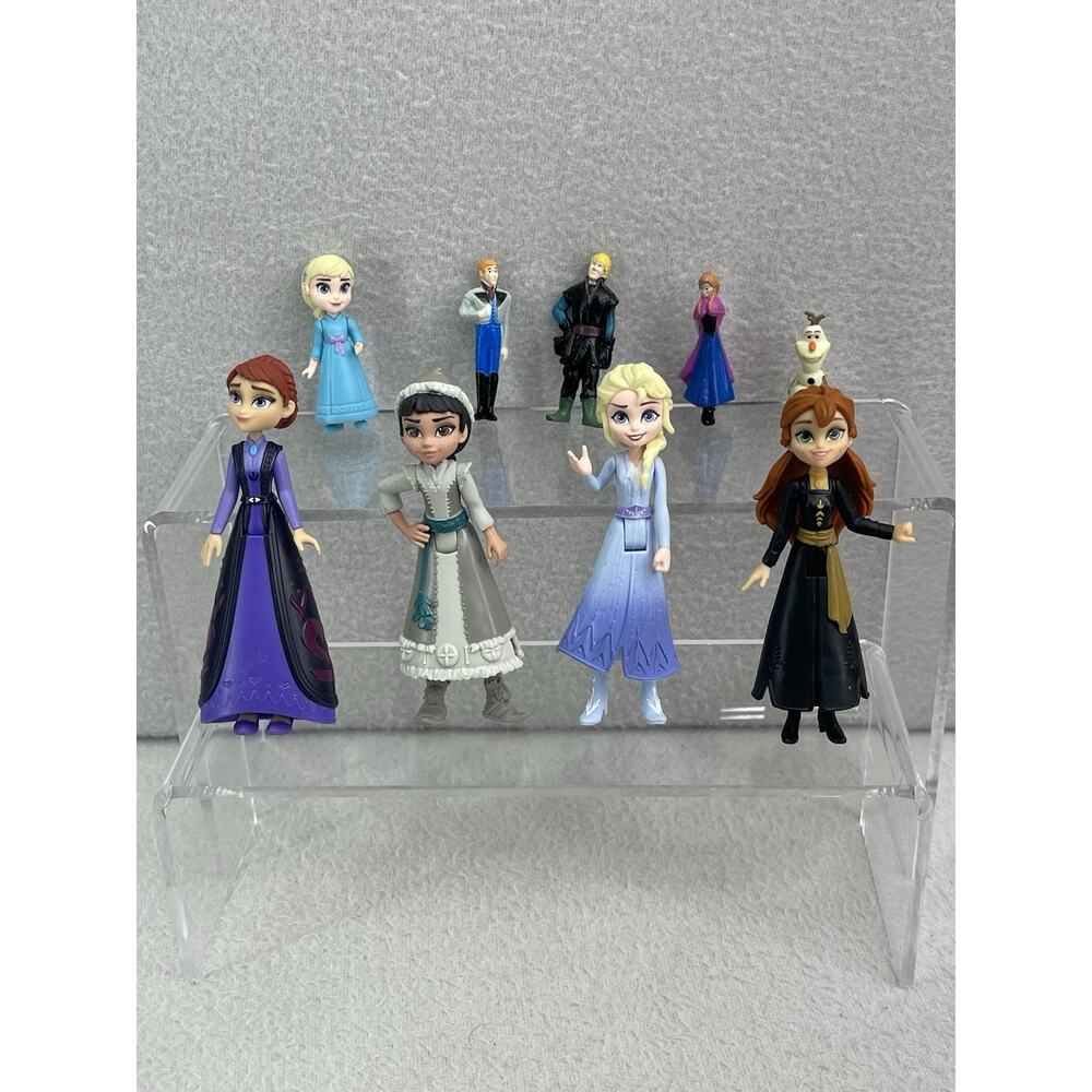 Disney Frozen Figure Lot Elsa Anna Kristoff Young Elsa Playset Toys Lot 9